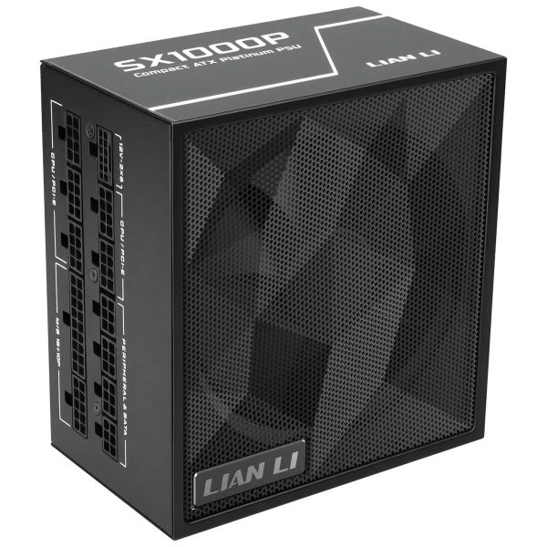 Lian Li SX Series 80 PLUS Platinum Power Supply, fully modular, PCIe 5.1, ATX 3.1 – 1,000 Watts, black