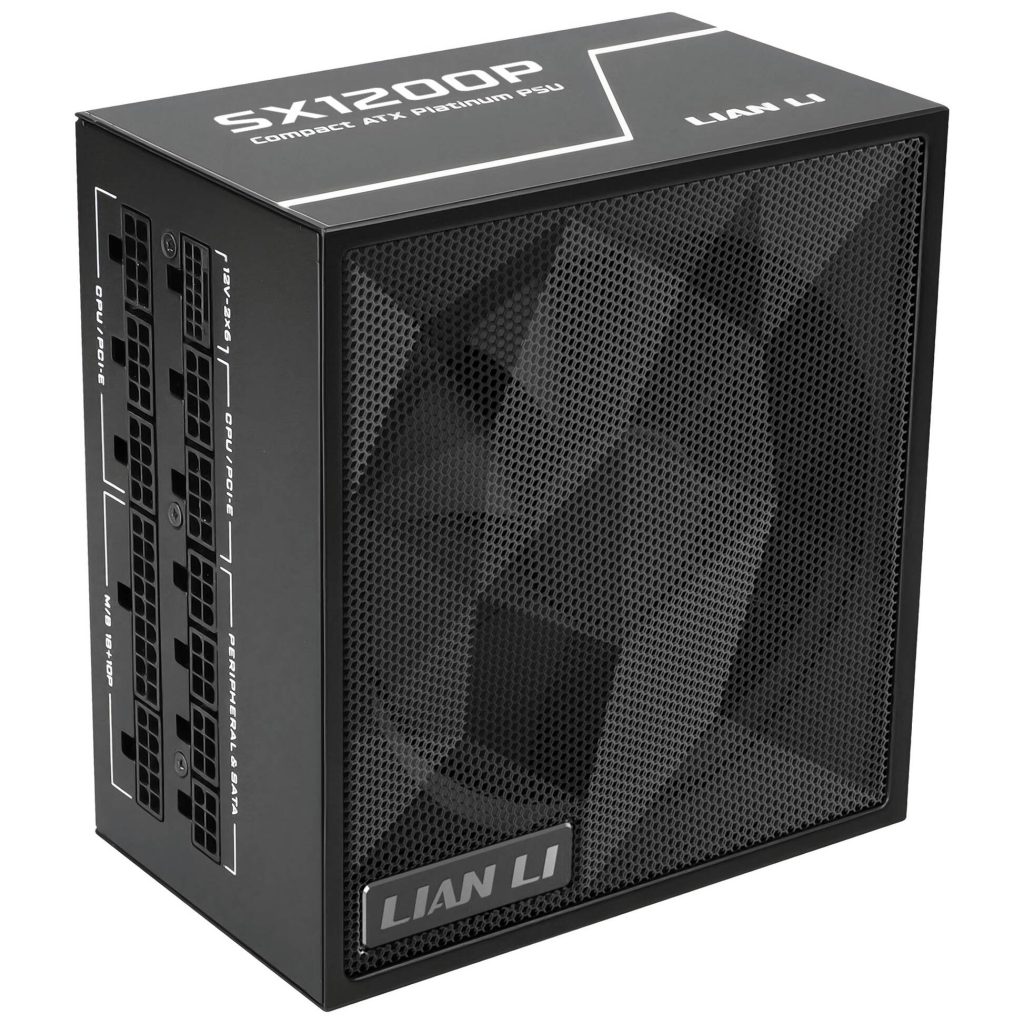 Lian Li SX Series 80 PLUS Platinum Power Supply, fully modular, PCIe 5.1, ATX 3.1 - 1,200 Watts, black : image 1