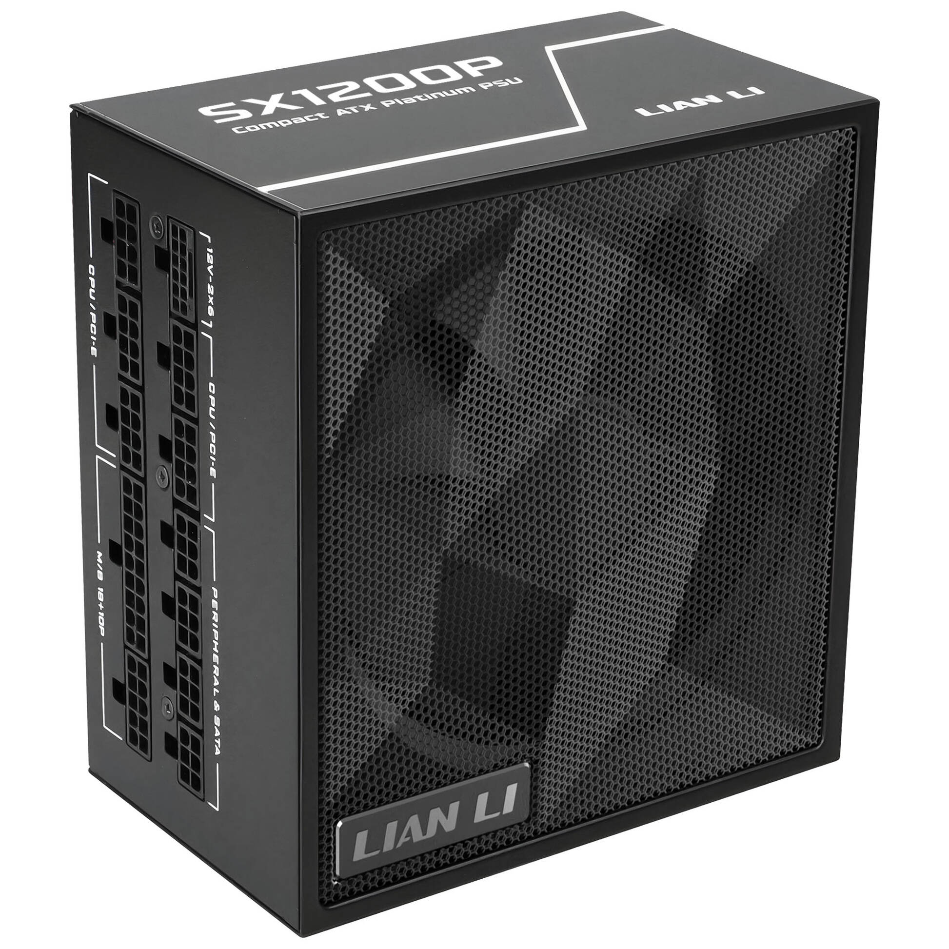 Lian Li SX Series 80 PLUS Platinum Power Supply, fully modular, PCIe 5.1, ATX 3.1 - 1,200 Watts, black : image 1