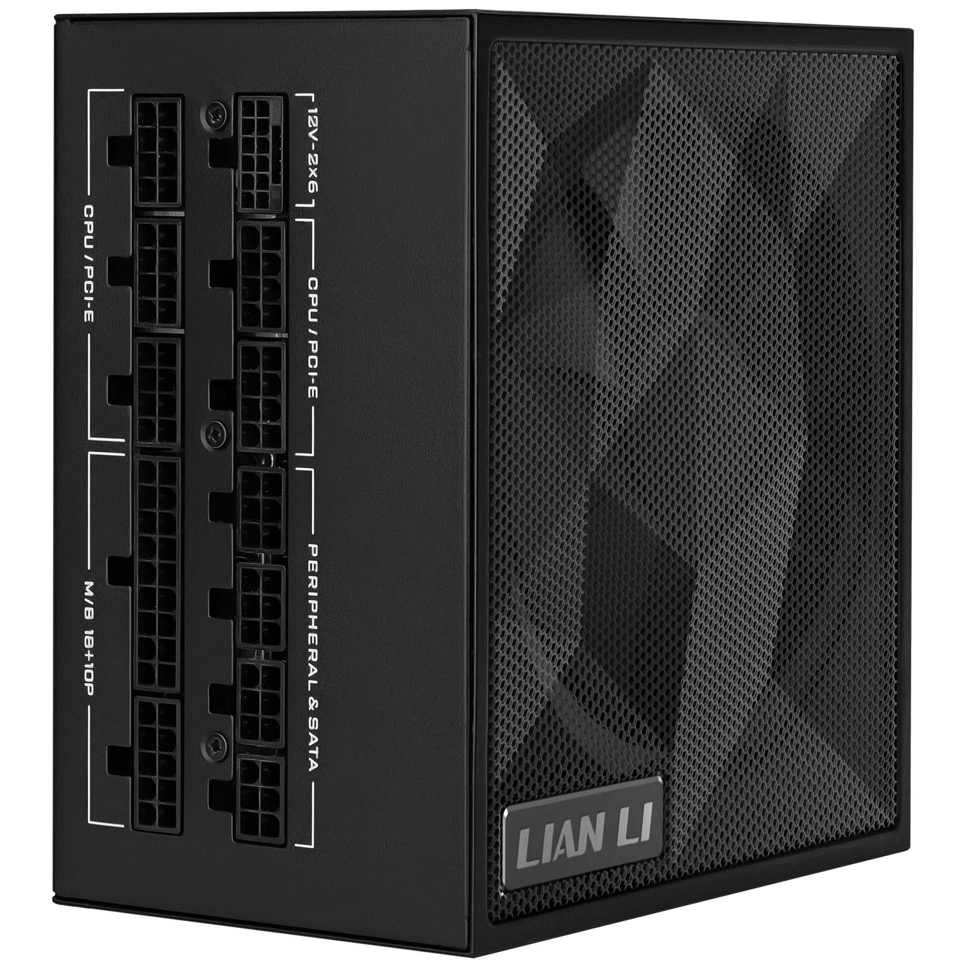 Lian Li SX Series 80 PLUS Platinum Power Supply, fully modular, PCIe 5.1, ATX 3.1 - 1,200 Watts, black : image 2