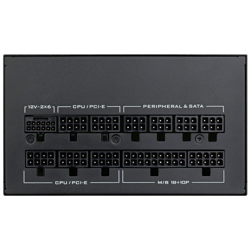 Lian Li SX Series 80 PLUS Platinum Power Supply, fully modular, PCIe 5.1, ATX 3.1 - 1,200 Watts, black : image 5