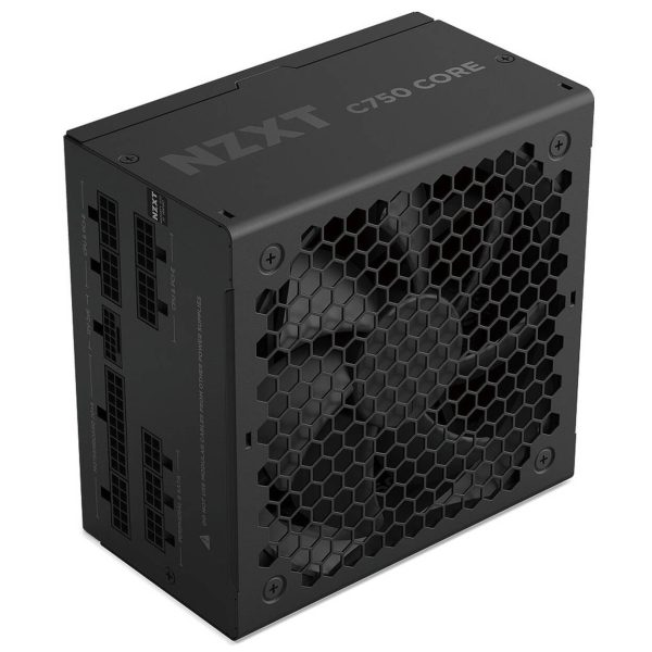 NZXT C750 Core 80 PLUS Gold Power Supply – 750 watts, black
