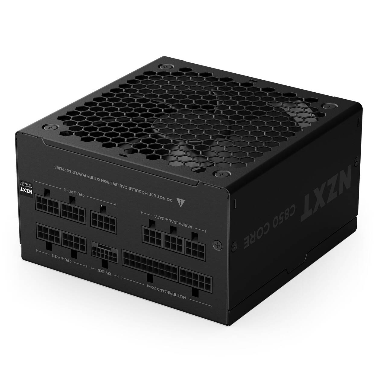 NZXT C850 Core 80 PLUS Gold Power Supply - 850 watts, Black ...