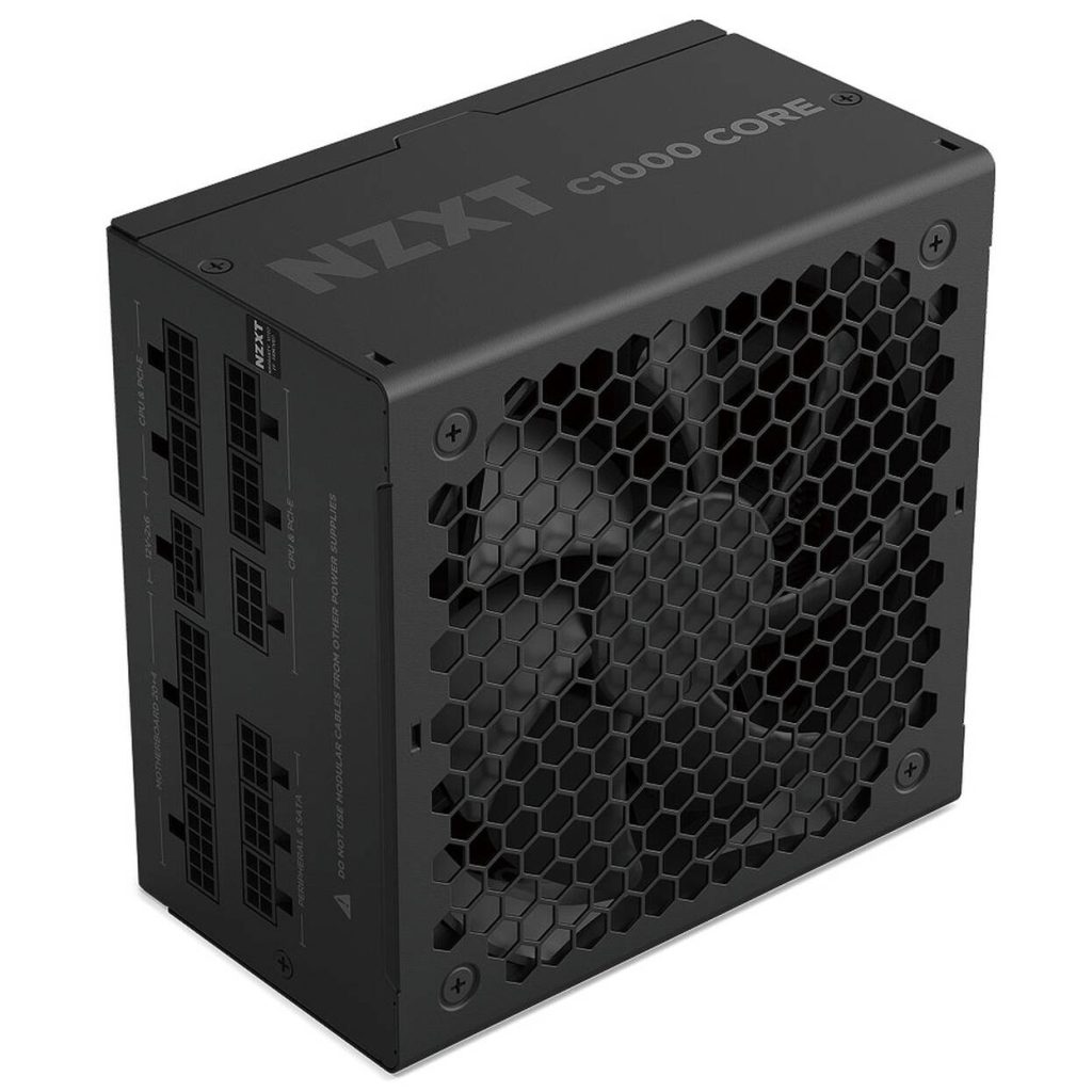 NZXT C1000 Core 80 PLUS Gold Power Supply, PCIe 5.1, ATX 3.1 - 1000 Watts, black