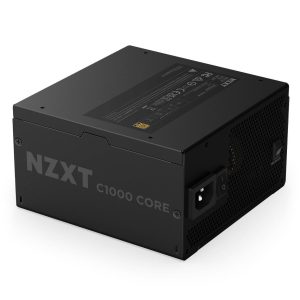 NZXT C1000 Core 80 PLUS Gold Power Supply, PCIe 5.1, ATX 3.1 - 1000 Watts, black