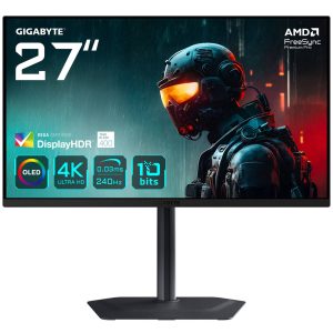 GIGABYTE MO27U2, 27-inch 4K Gaming Monitor, 240Hz, QD-OLED Panel, FreeSync Premium Pro