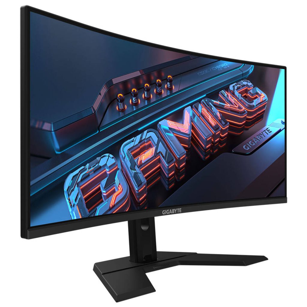 GIGABYTE GS34WQC, 34-inch WQHD Gaming Monitor, 120Hz, VA, FreeSync Premium