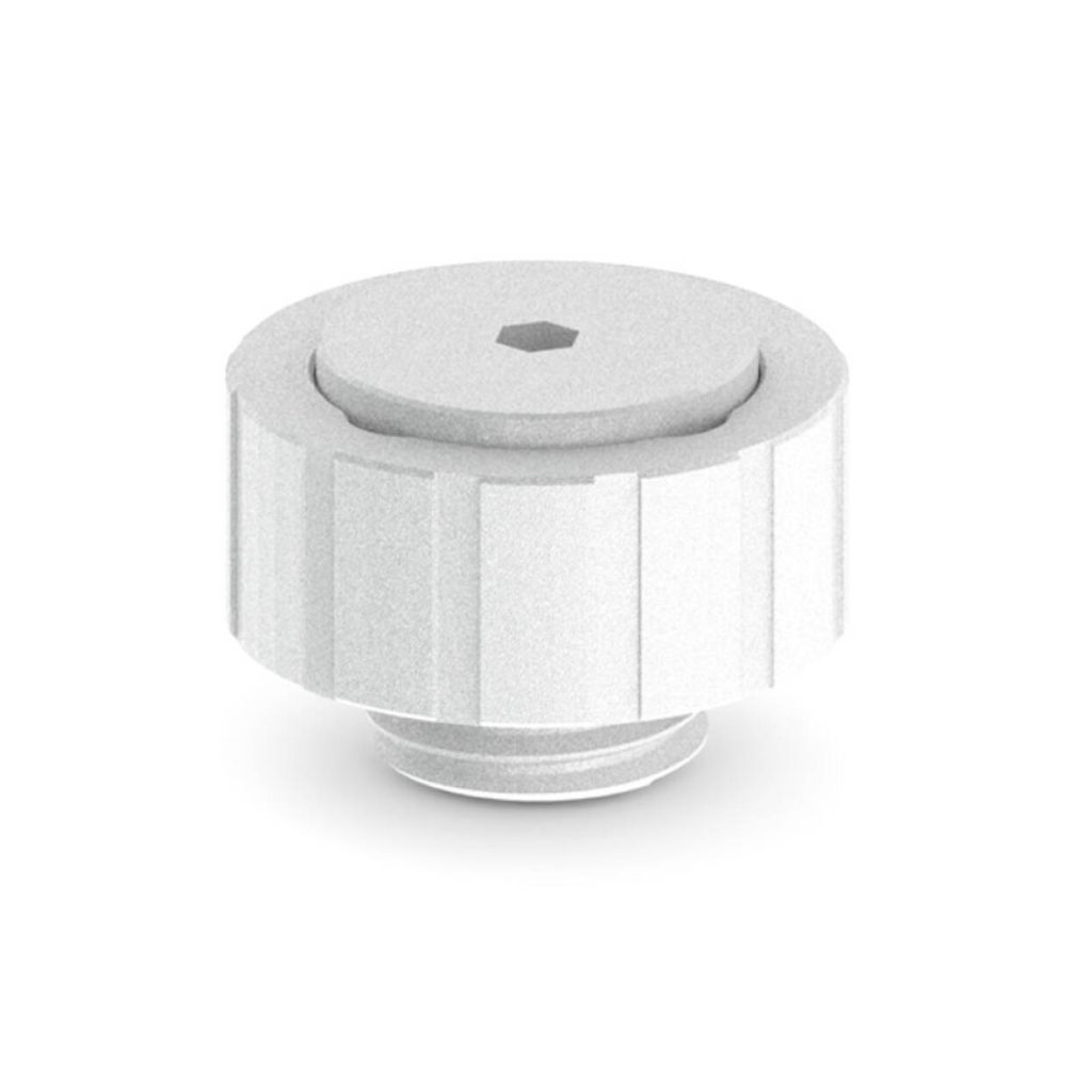 Bitspower Artemis Manual Air Vent G1/4 Inch Male Thread - Arctic White : image 1