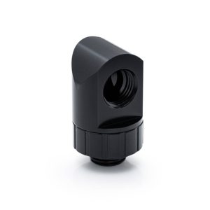 Bitspower Artemis 90 Degree Fitting - rotary, matte black