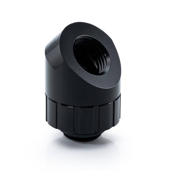 Bitspower Artemis 45 Degree Fitting – rotary, matte black