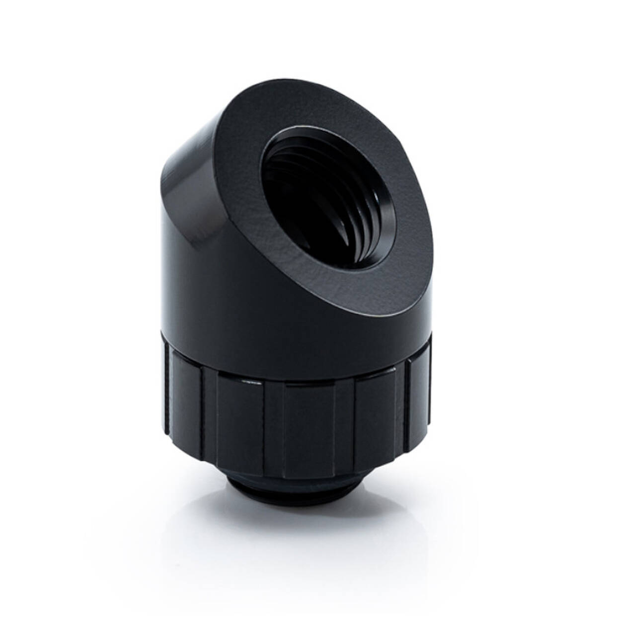 Bitspower Artemis 45 Degree Fitting - rotary, matte black