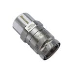 Koolance QD3 Quick Disconnect straight female to 13/10mm - no-spill, silver