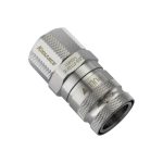 Koolance QD3 Quick Disconnect straight female to 16/10mm - no-spill, silver - B-Grade