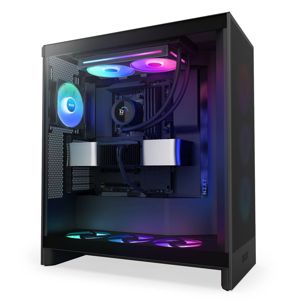NZXT Kraken Plus 240 RGB AiO Water Cooling - 240mm, black