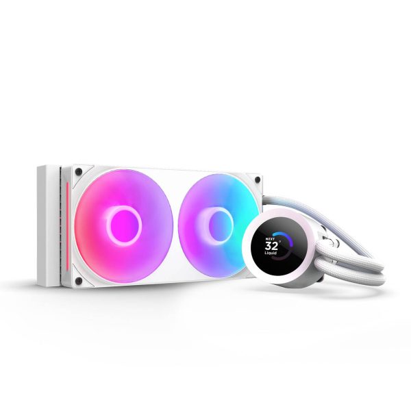 NZXT Kraken Plus 240 RGB AiO Water Cooling – 240mm, white