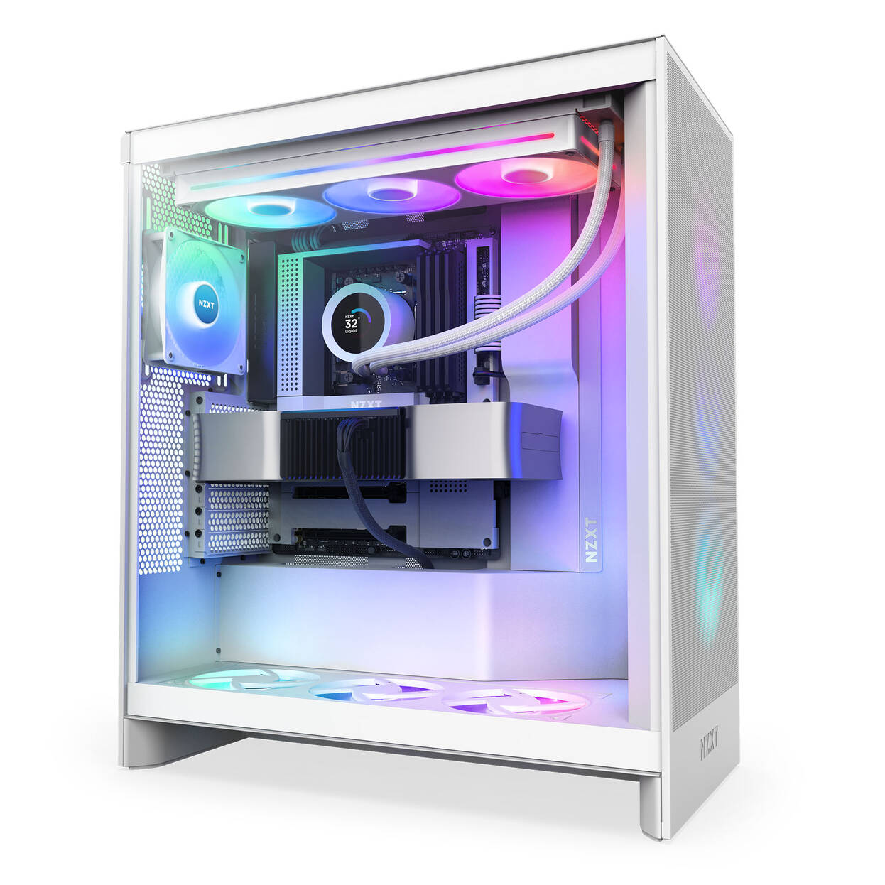 NZXT Kraken Plus 360 RGB AiO Water Cooling - 360mm, white
