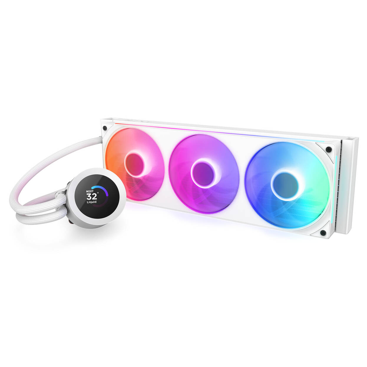 NZXT Kraken Plus 360 RGB AiO Water Cooling - 360mm, white
