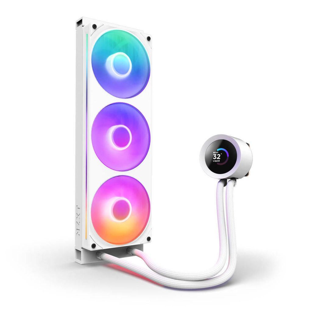 NZXT Kraken Plus 360 RGB AiO Water Cooling - 360mm, white