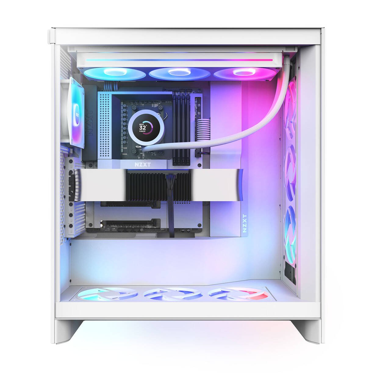 NZXT Kraken Plus 360 RGB AiO Water Cooling - 360mm, white
