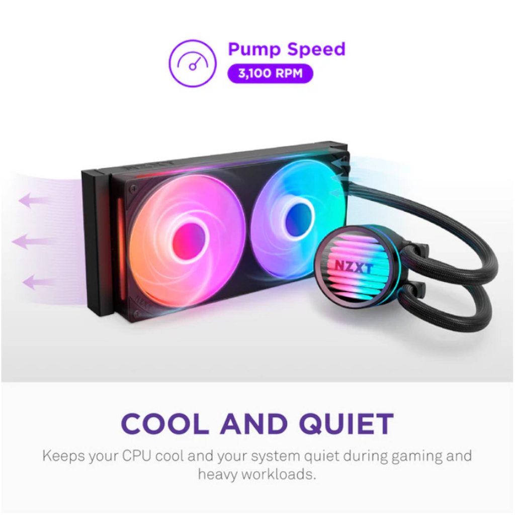 NZXT Kraken Core 240 RGB AiO Water Cooling - 240mm, black