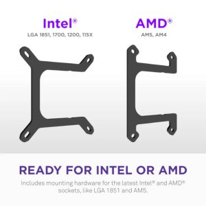 NZXT Kraken Core 240 RGB AiO Water Cooling - 240mm, black