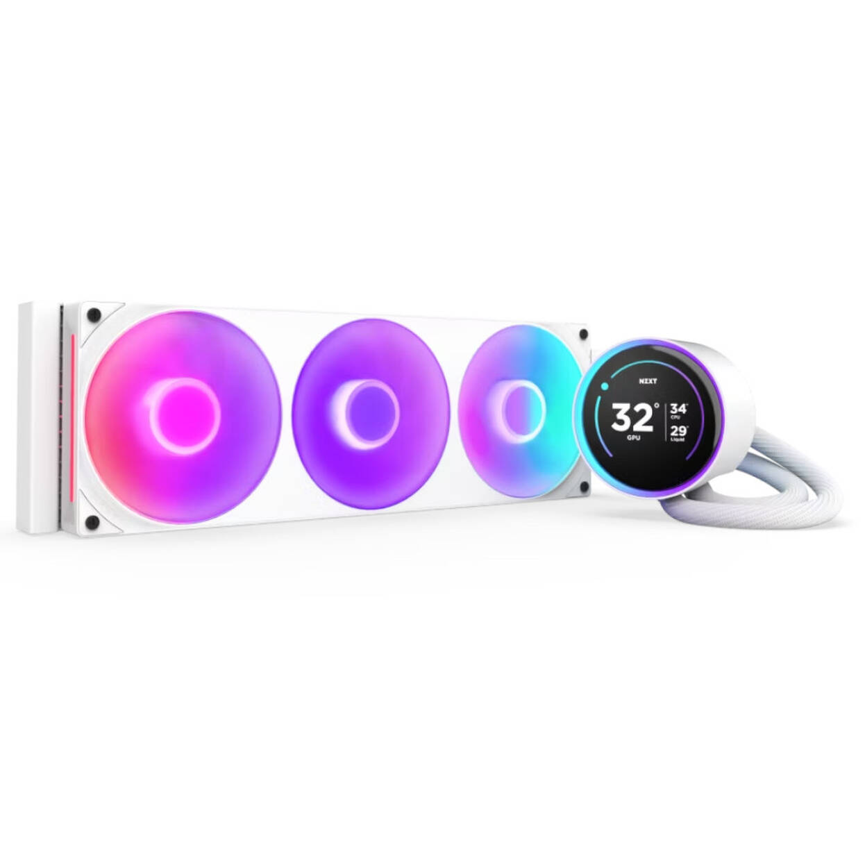 NZXT Kraken Elite 360 RGB AiO Water Cooling - 360mm, white : image 1