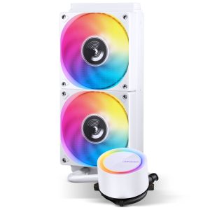 Jonsbo TG-240 AIO Cooler, ARGB - 240mm, White