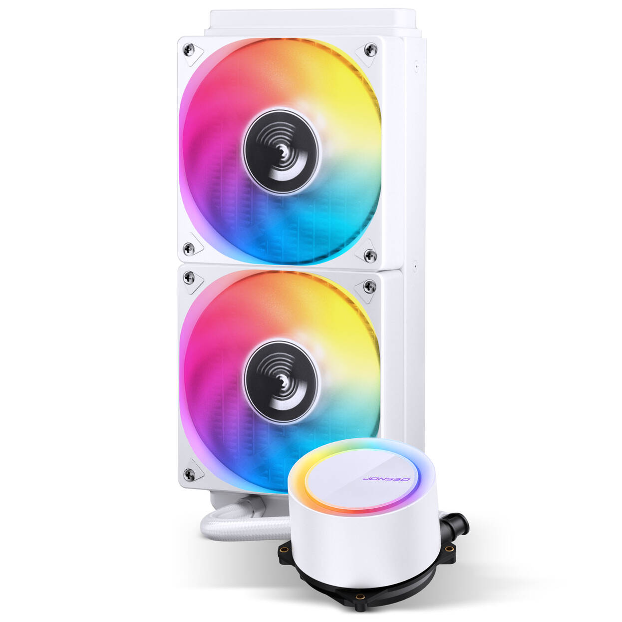 Jonsbo TG-240 AIO Cooler, ARGB - 240mm, White