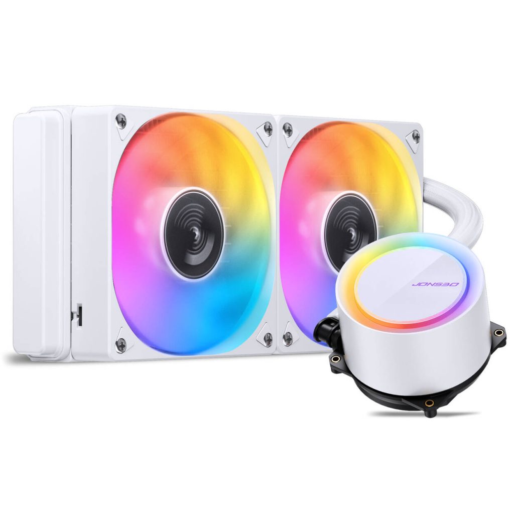 Jonsbo TG-240 AIO Cooler, ARGB - 240mm, White