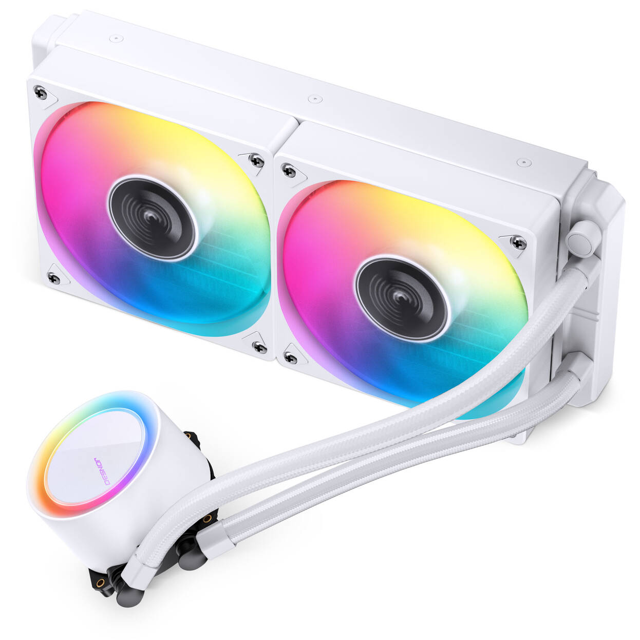 Jonsbo TG-240 AIO Cooler, ARGB - 240mm, White