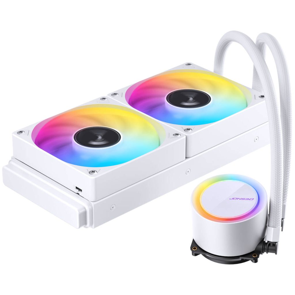 Jonsbo TG-240 AIO Cooler, ARGB - 240mm, White