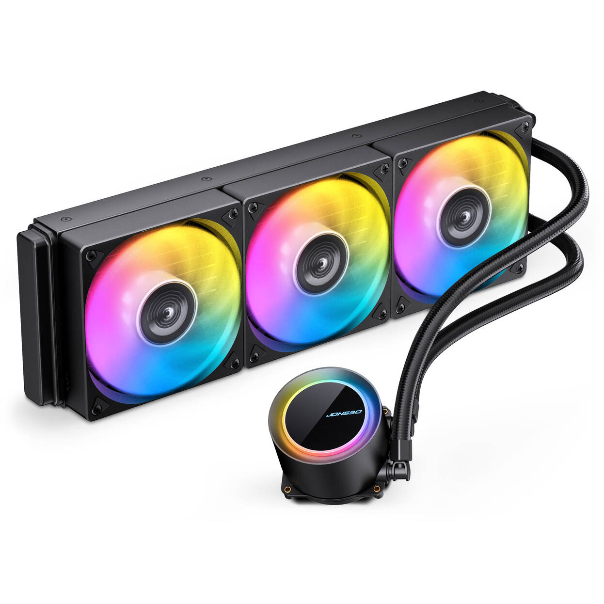 Jonsbo TG-360 AiO Cooler, ARGB - 360mm, Black : image 1