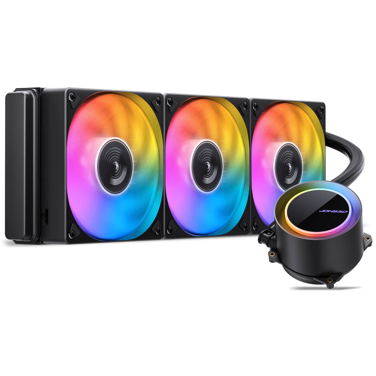 Jonsbo TG-360 AiO Cooler, ARGB - 360mm, Black : image 3