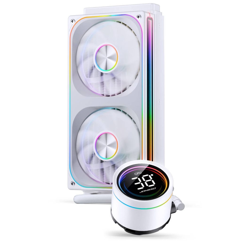 Jonsbo TH-240 AIO Cooler, ARGB - 240mm, white