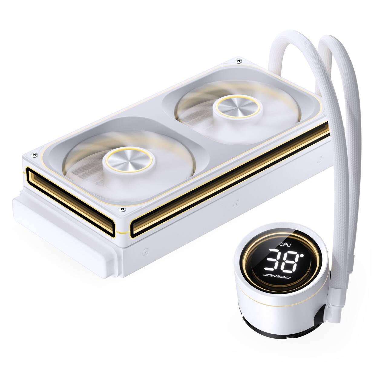 Jonsbo TH-240 AIO Cooler, ARGB - 240mm, white
