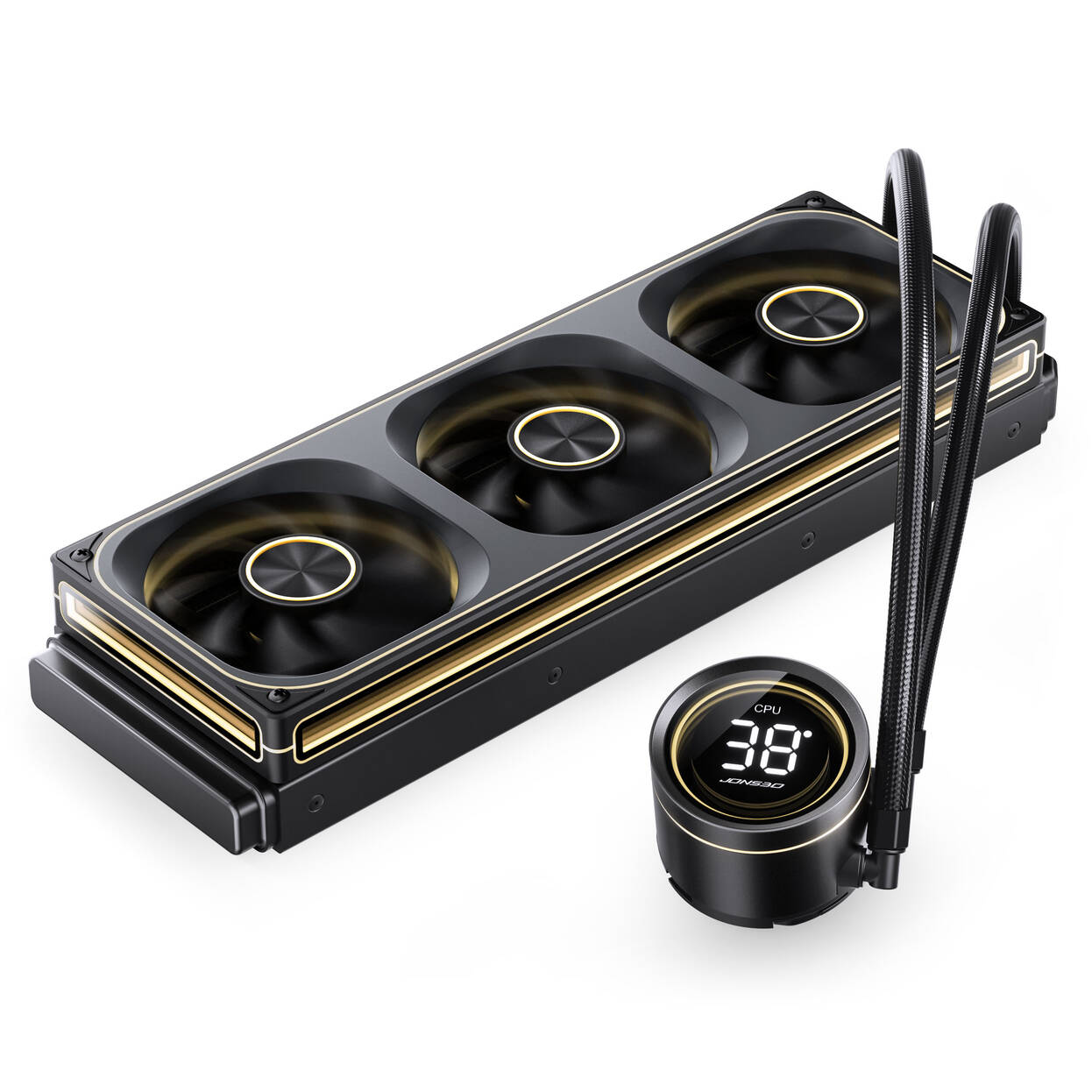 Jonsbo TH-360 AIO Cooler, ARGB - 360mm, black