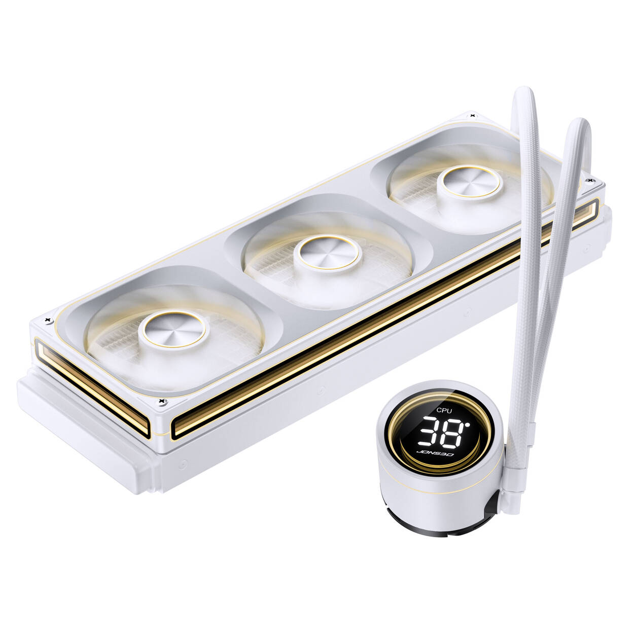 Jonsbo TH-360 AIO Cooler, ARGB - 360mm, white : image 5