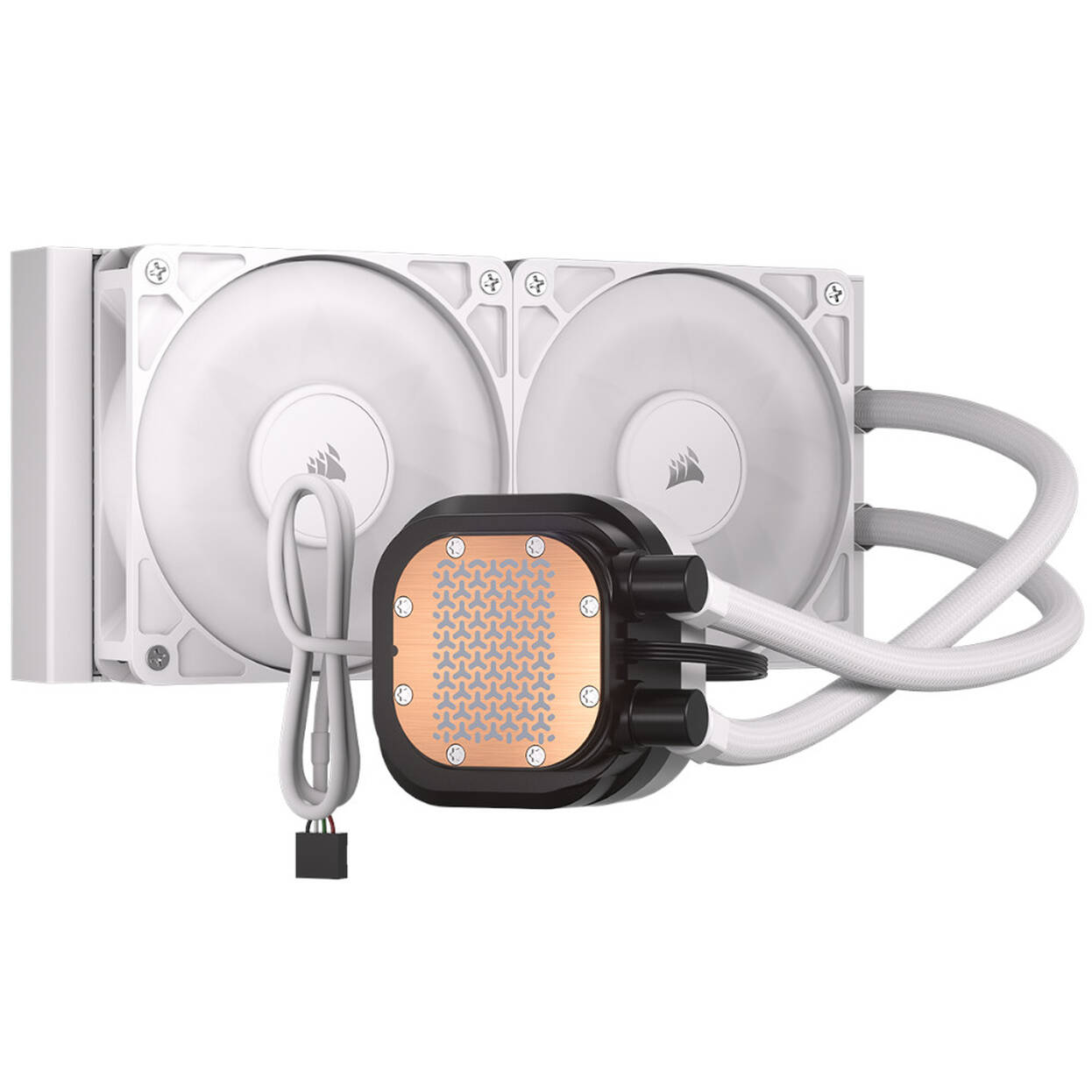 Corsair Nautilus RS 240 LCD ARGB All-in-One Water Cooling - 240 mm, white
