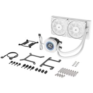 Corsair Nautilus RS 240 LCD ARGB All-in-One Water Cooling - 240 mm, white