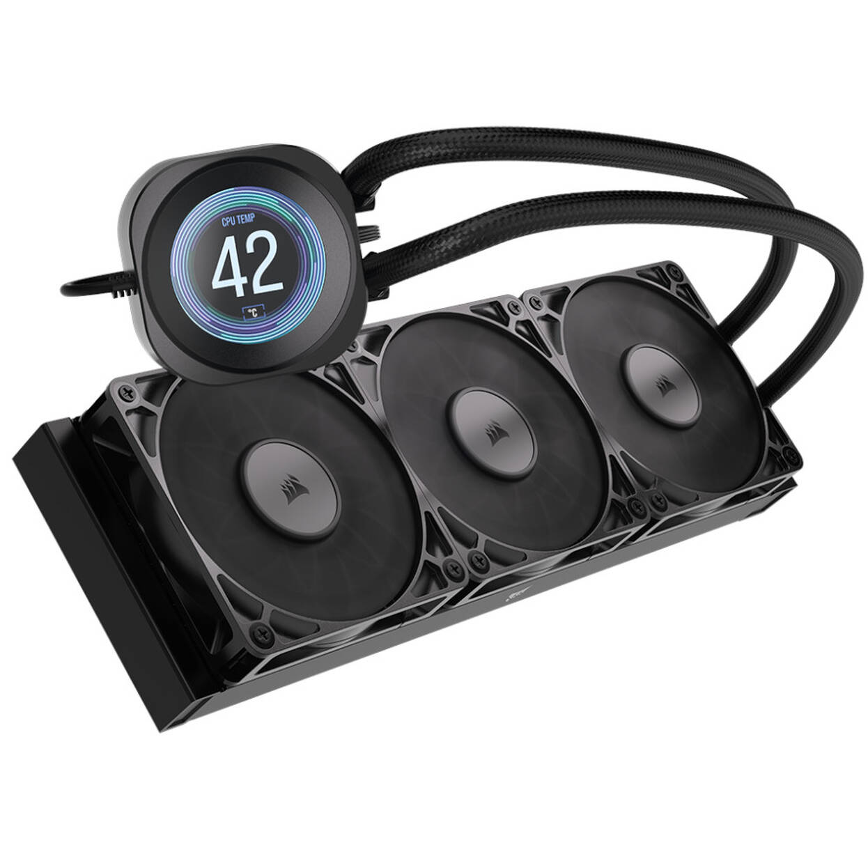 Corsair Nautilus RS 360 LCD ARGB Complete Water Cooling - 360 mm, black