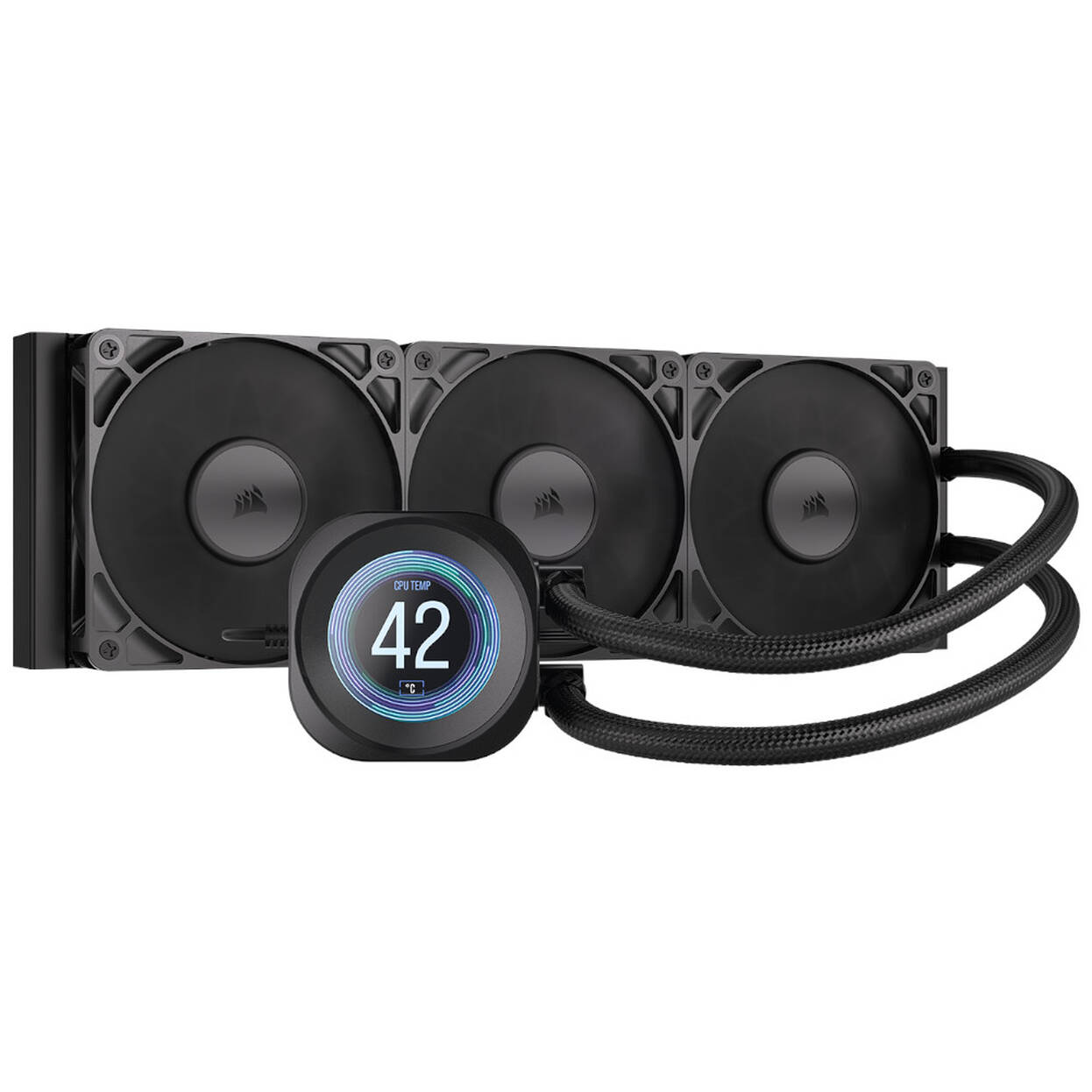 Corsair Nautilus RS 360 LCD ARGB Complete Water Cooling - 360 mm, black