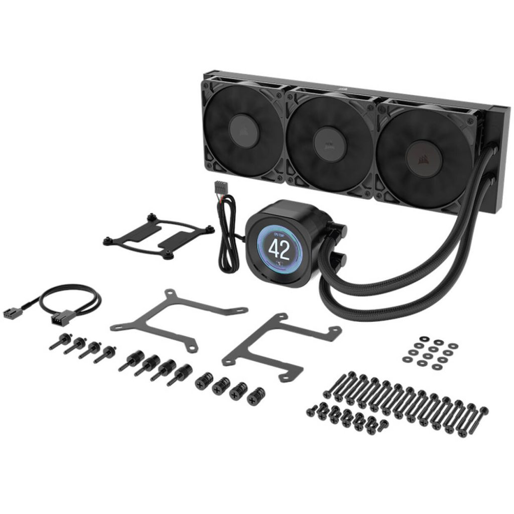 Corsair Nautilus RS 360 LCD ARGB Complete Water Cooling - 360 mm, black