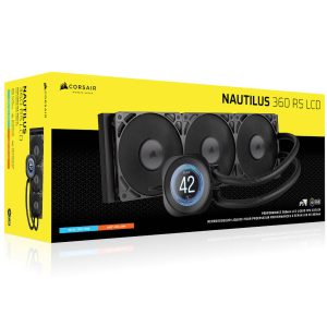 Corsair Nautilus RS 360 LCD ARGB Complete Water Cooling - 360 mm, black