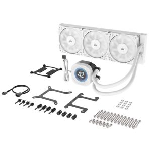 Corsair Nautilus RS 360 LCD ARGB All-in-One Water Cooling - 360 mm, white