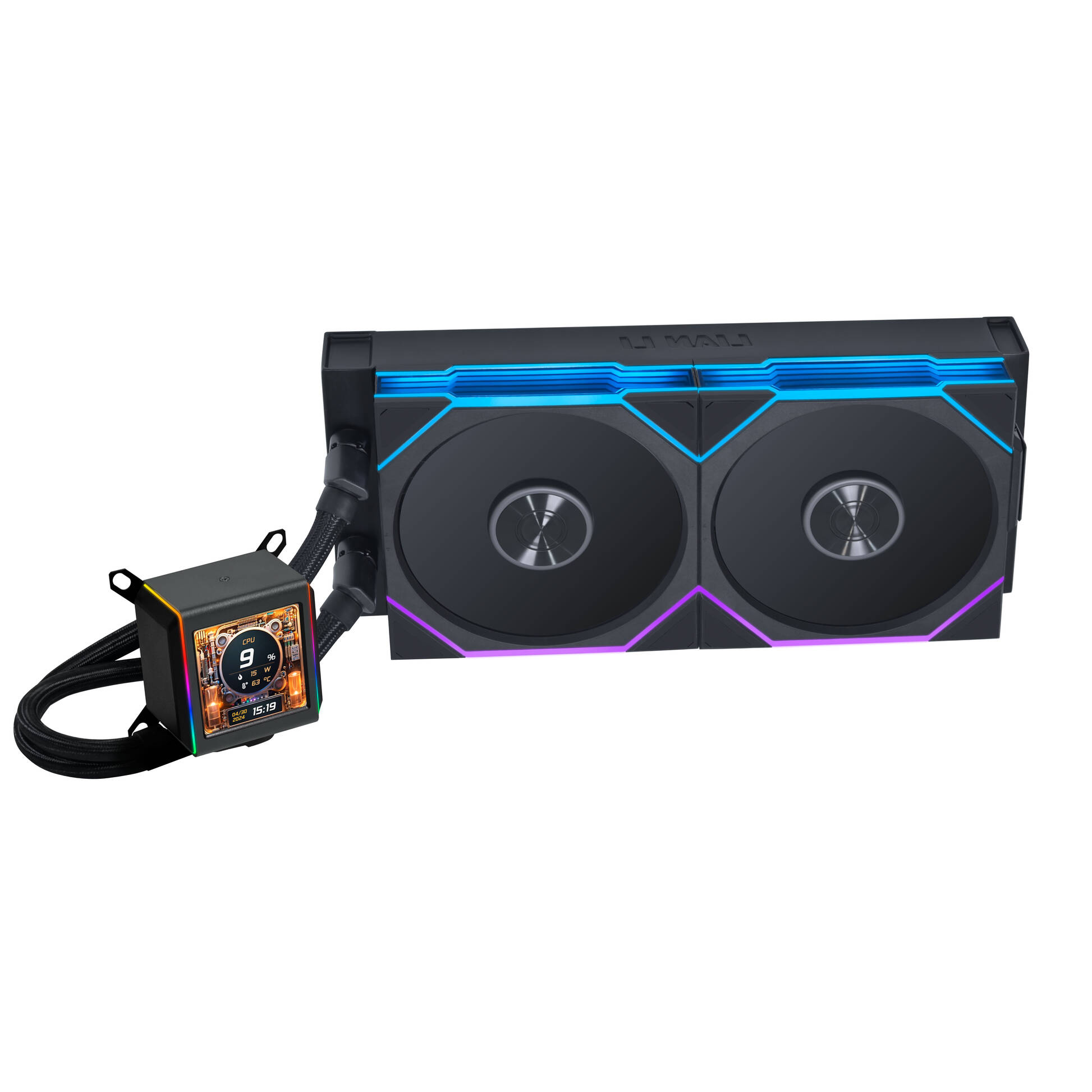 Lian Li Galahad II LCD 280 TL Wireless AIO Cooler - Black