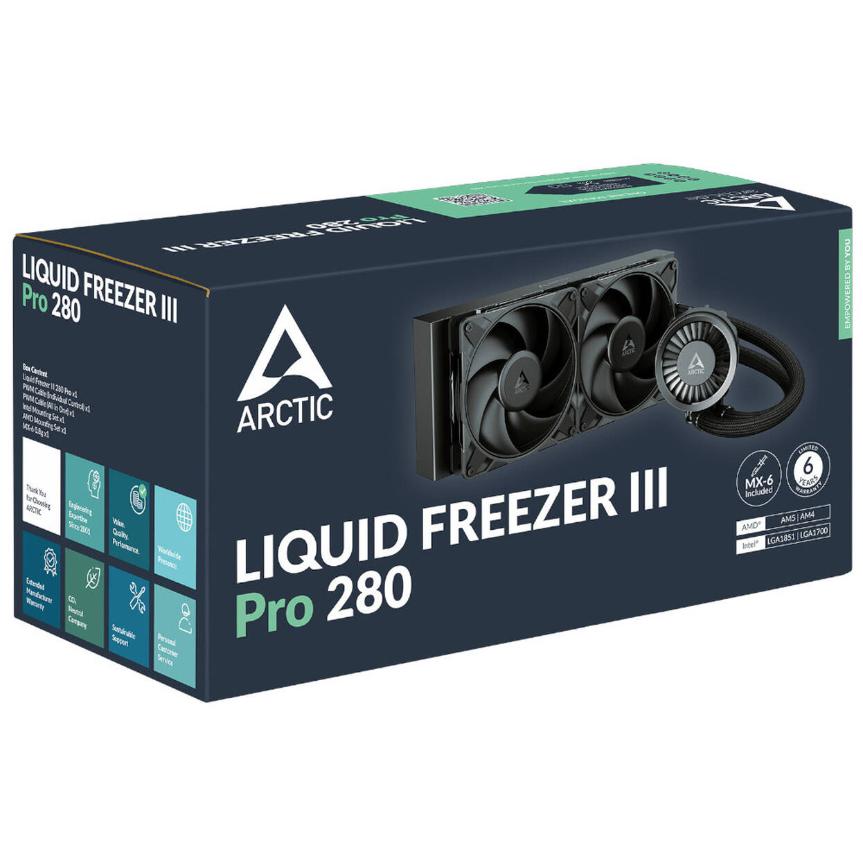 Arctic Liquid Freezer III Pro 280 AiO Water Cooling - 280mm, black