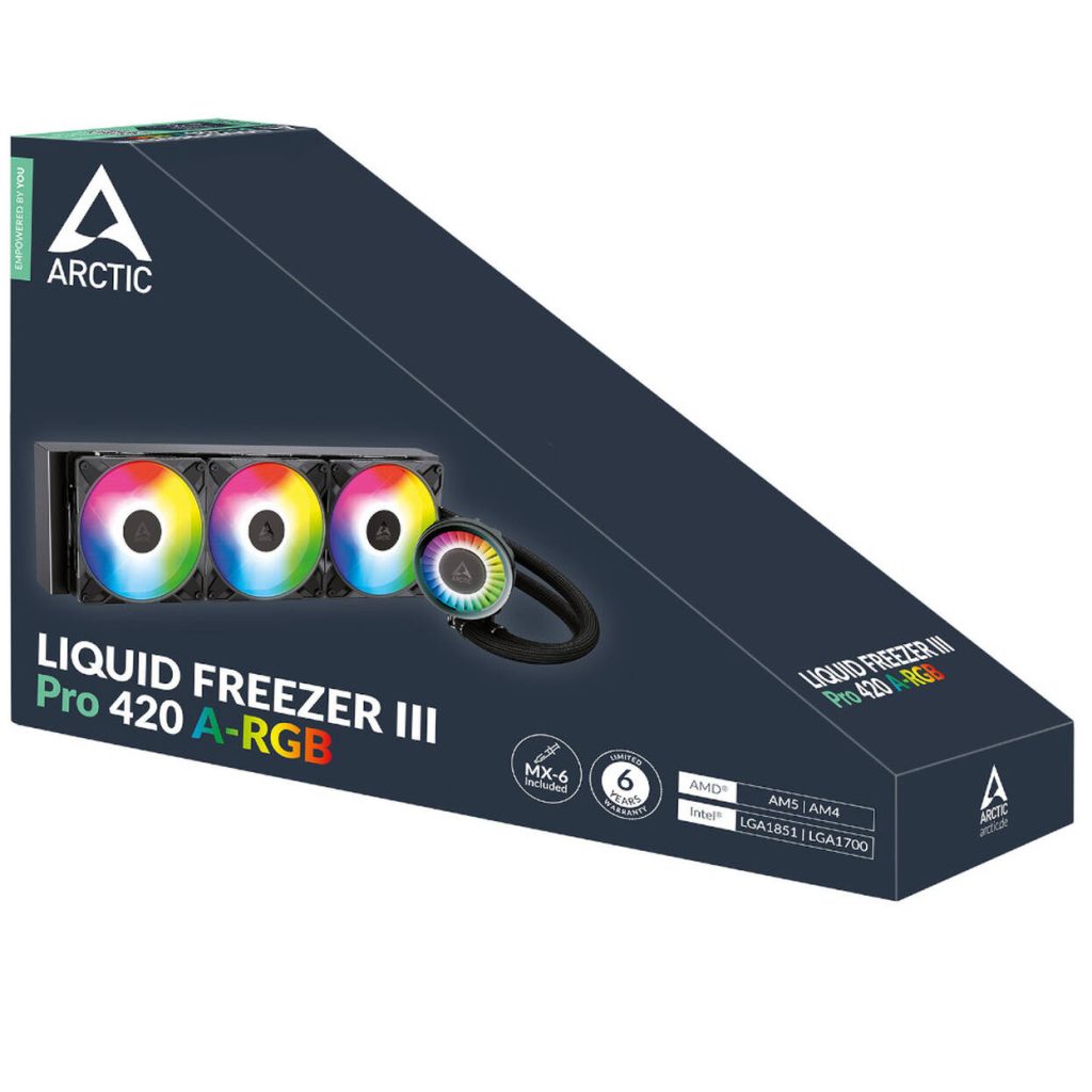 Arctic Liquid Freezer III Pro A-RGB 420 AiO Water Cooling - 420mm, black : image 6