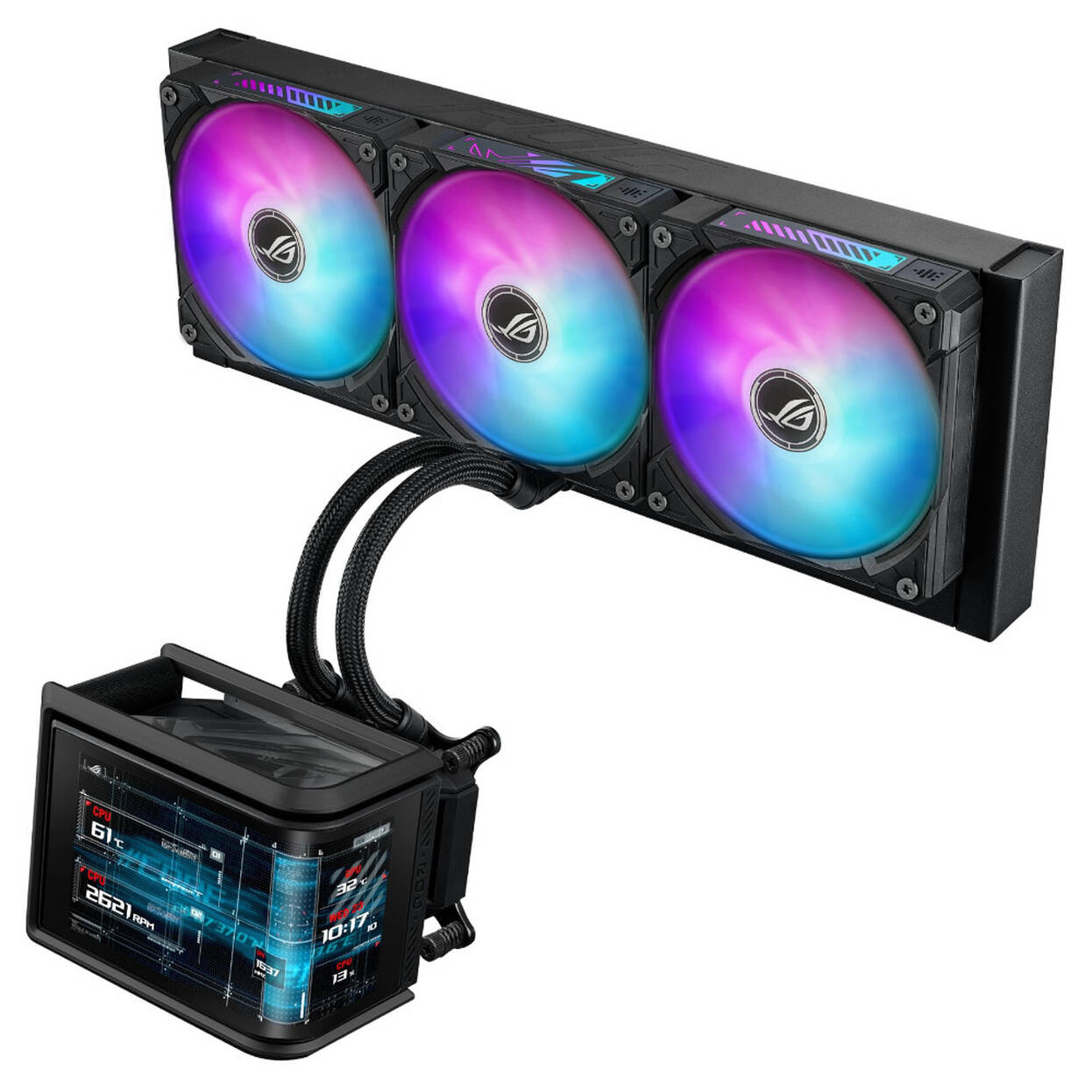 ASUS ROG Ryuo IV SLC 360 ARGB AiO Water Cooling - 360mm, black