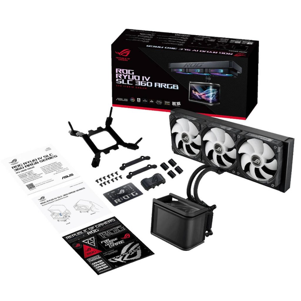 ASUS ROG Ryuo IV SLC 360 ARGB AiO Water Cooling - 360mm, black