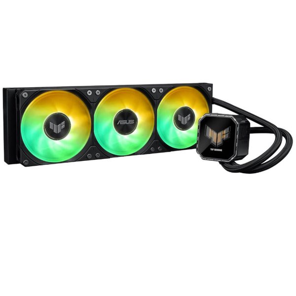 ASUS TUF Gaming LC III 360 ARGB LCD AiO Water Cooling, 2.8” LCD – 360mm, black